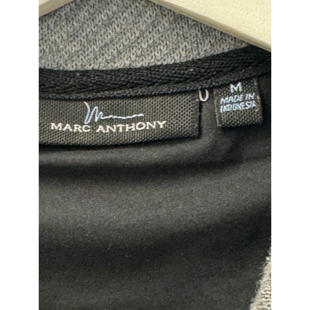 Marc Anthony Flannel Shirt Gray Button‎ Up Long Sleeve Cotton Blend Mens Medium - Picture 14 of 14